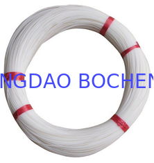 China Tubo expulso branco natural do Polytetrafluoroethylene para o fio, 0.5mm-250mm fornecedor